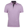 Pink Contrast Polo Shirt - Joshua Gold
